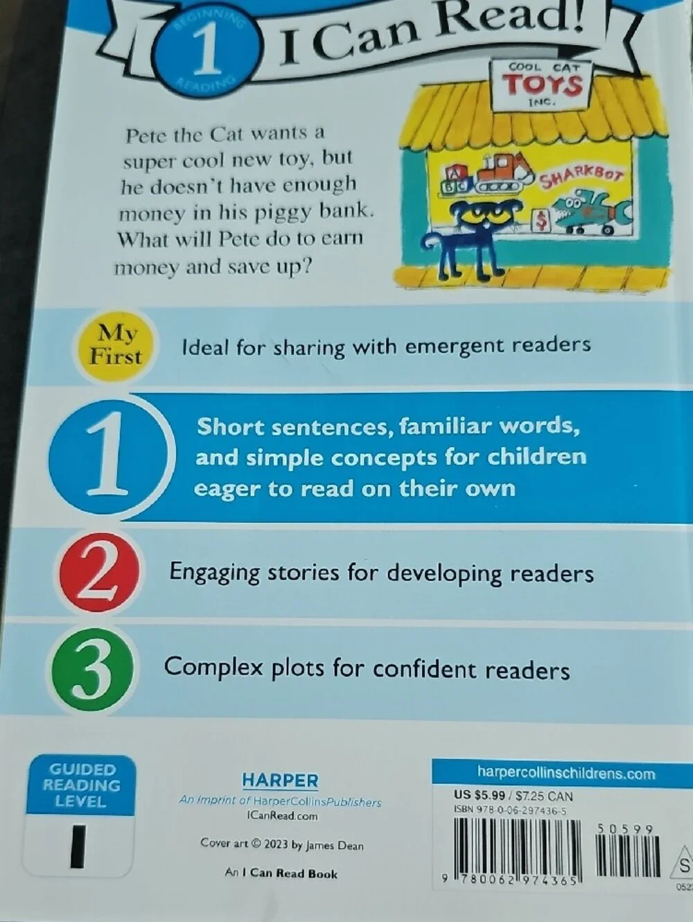 Pete the Cat I Love My Buttons Game 3 Book Set Educational Boy Girl Toddler